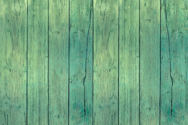 Volledige frame opname van groene houten muur