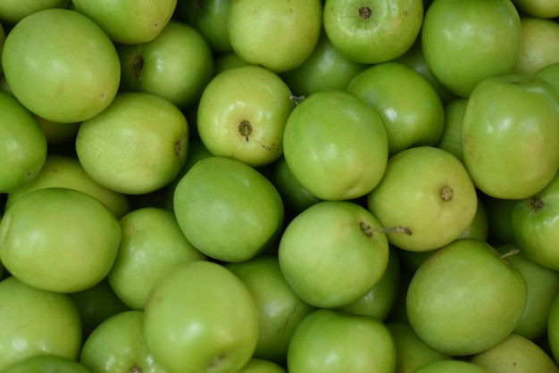Volledige opname van appels