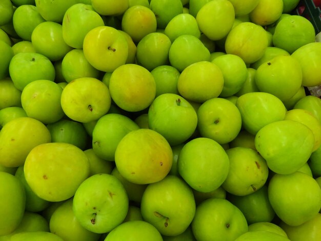 Volledige opname van appels