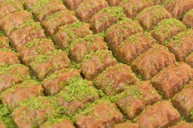 Volledige opname van baklava