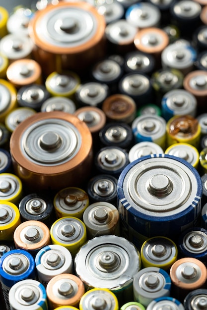 Volledige opname van batterijen