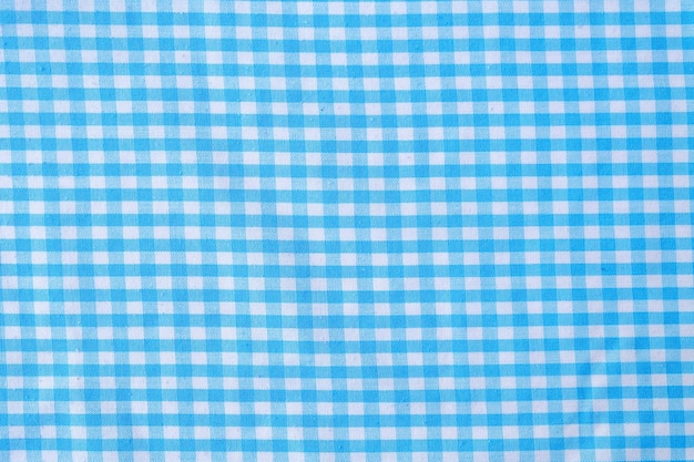 Volledige opname van blauwe stof