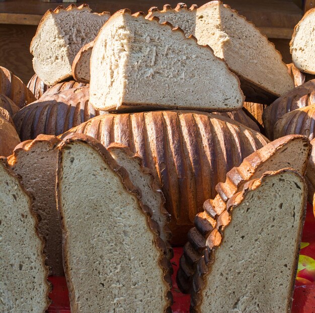 Foto volledige opname van brood