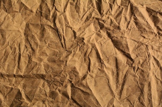 Volledige opname van bruin papier