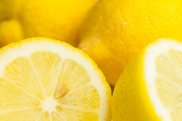 Foto volledige opname van citroenen