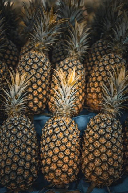 Foto volledige opname van de ananas