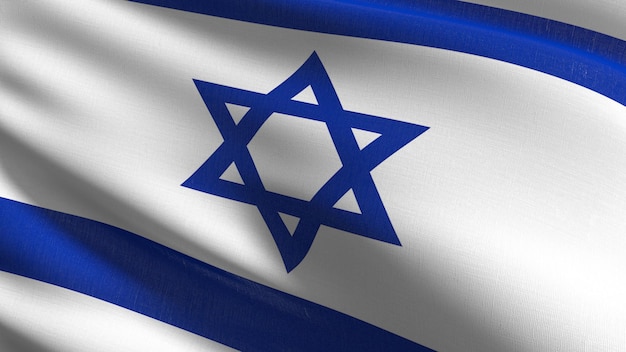 Volledige opname van de Israëlische vlag