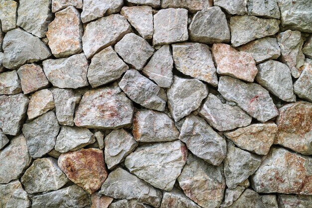 Foto volledige opname van de stenen muur