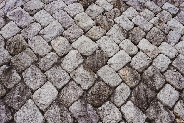 Foto volledige opname van de stenen muur