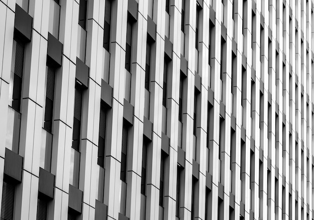 Volledige opname van een modern gebouw