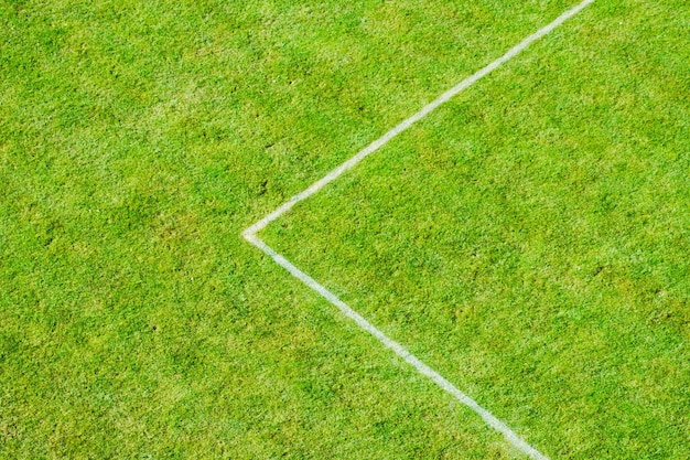 Volledige opname van een voetbalveld