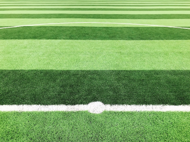 Volledige opname van een voetbalveld