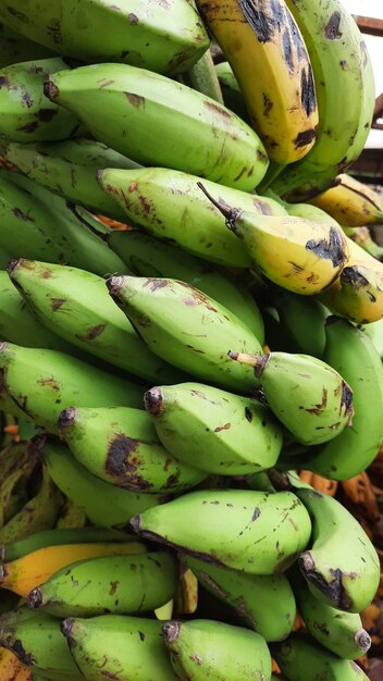 Foto volledige opname van fruit voor verkoop op de markt