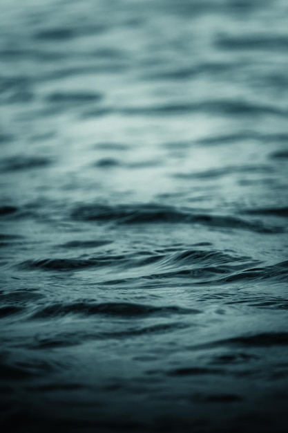 Volledige opname van gerimpeld water