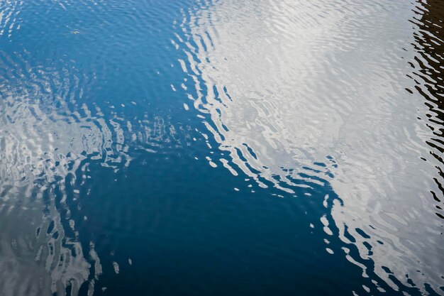 Foto volledige opname van het meerwater