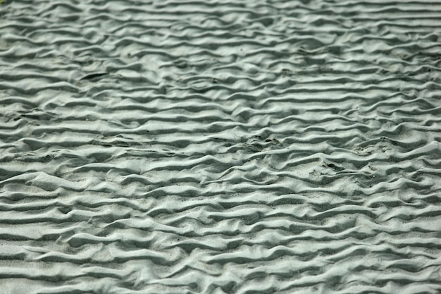 Foto volledige opname van het zandstrand