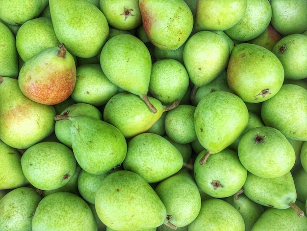 Volledige opname van peren