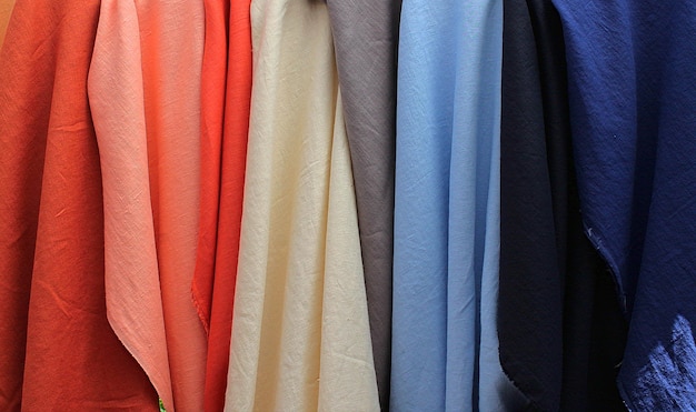 Volledige opname van textiel