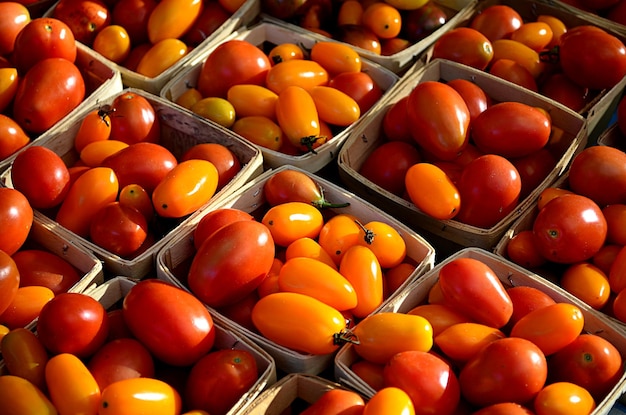 Volledige opname van tomaten
