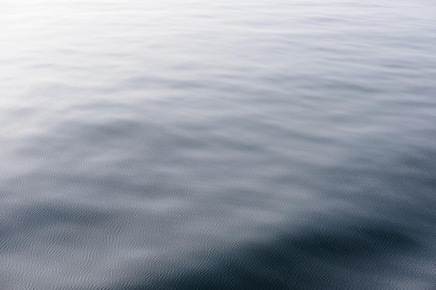 Volledige opname van water op zee