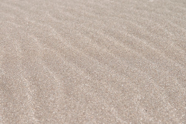 Volledige opname van zand op het veld