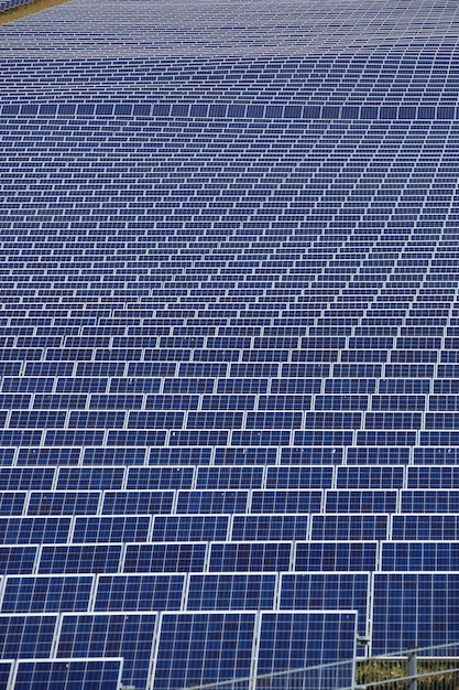 Volledige opname van zonnepanelen