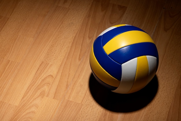 Volleybal binnenshuis stilleven