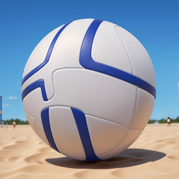 Photo volleyball sports ball generative ai