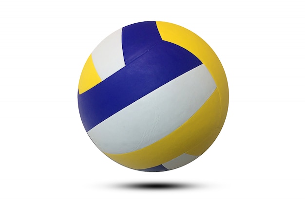 Pallavolo su sfondo bianco