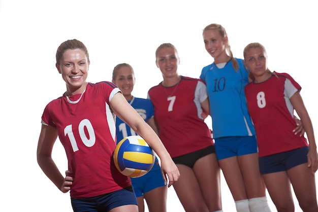 Foto gruppo femminile di pallavolo