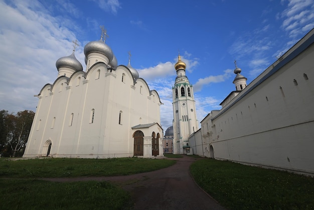 vologda church landscape russia religion orthodoxy panorama