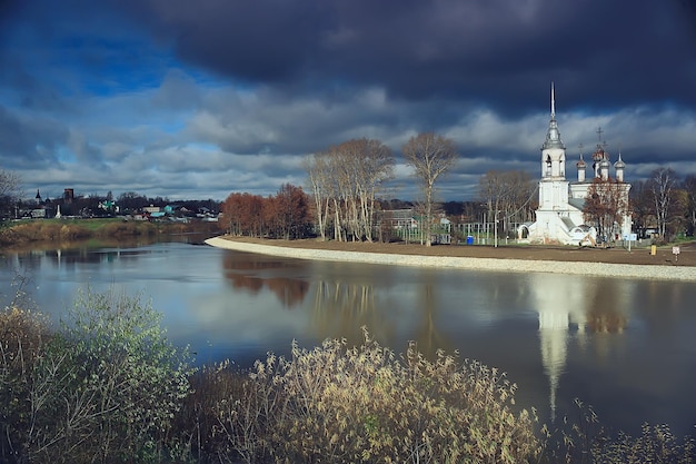 Vologda-kerk, orthodox-christelijke kerk, Vologda-klooster Russisch Noorden, pelgrimstoerisme