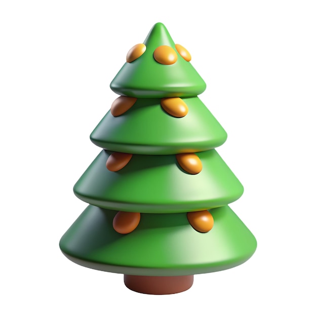 Photo volume cartoon christmas tree