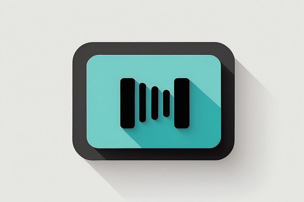 Photo volume icon isolated flat design