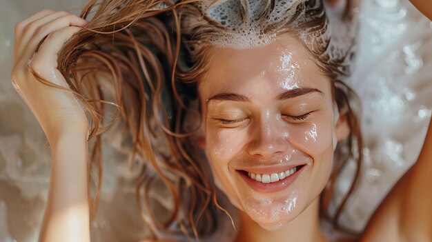  Premium Photo | Volumizing Biotin Shampoo