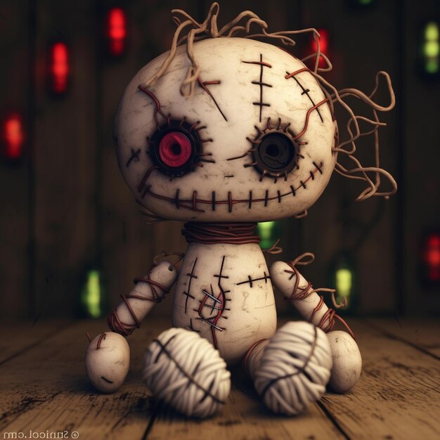 Photo a voodoo doll