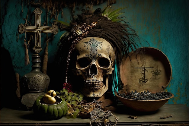 Voodoo A spiritual practice that originated in Africa and is now associated with Haiti and other Caribbean countries