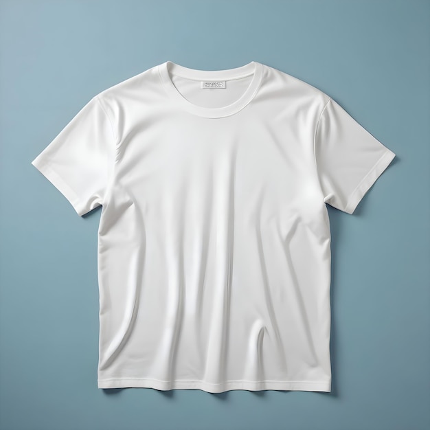 Foto voorbeeld van een wit t-shirt voorzijde
