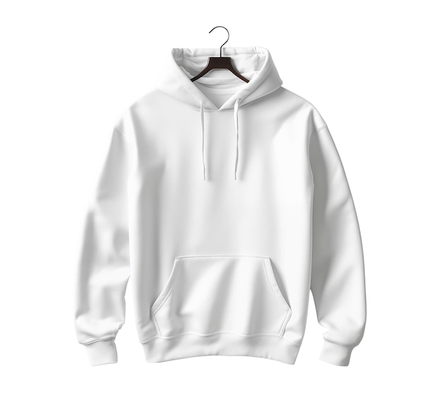 Voorhoede Hoodie Mockup geïsoleerde achtergrond