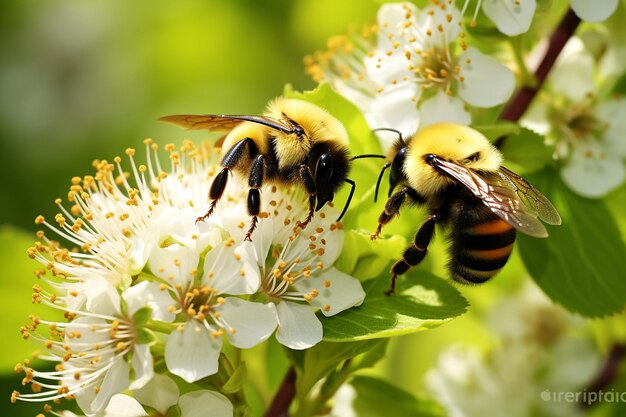 Voorjaarsvermaak Bumblebees aan het werk