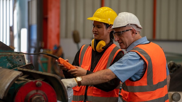 Voorman of werknemer controle Industriële kraan Fabrikanten Leverancier voor laden in fabriek Productielijn Training Vaardigheden Werkplaats laden met kraan