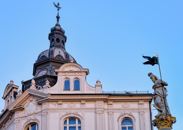 Voortbouwend op het Maribor-kasteelplein, Neder-Stiermarken, Slovenië