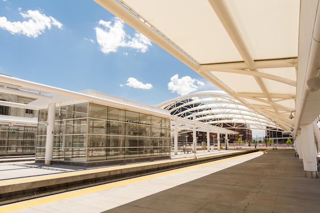 Voortgang van de herontwikkeling van Union Station in Denver.