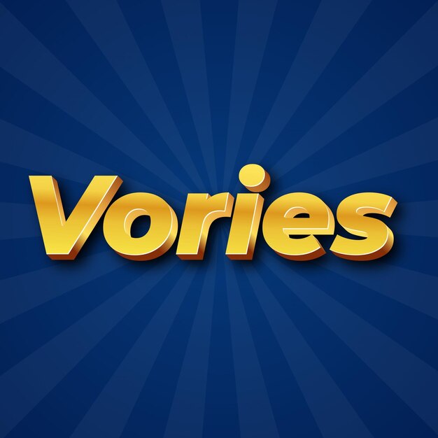 Vories 텍스트 효과 Gold JPG 매력적인 배경 카드 사진