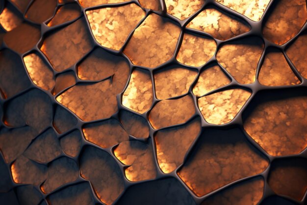 Voronoi Blocks Pattern Texture Background
