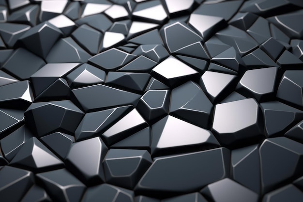 Voronoi Blocks Pattern Texture Background