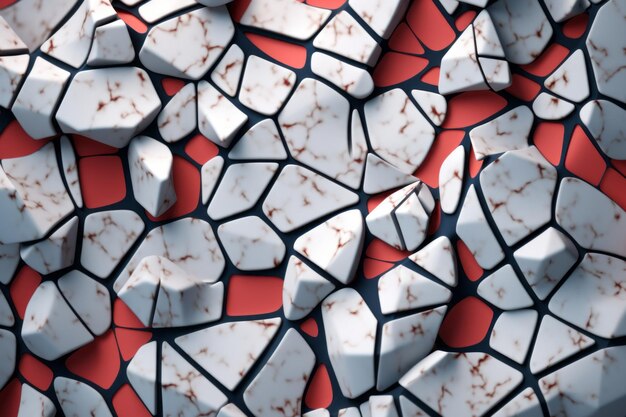 Voronoi blocks pattern texture background