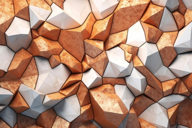 Voronoi blocks pattern texture background