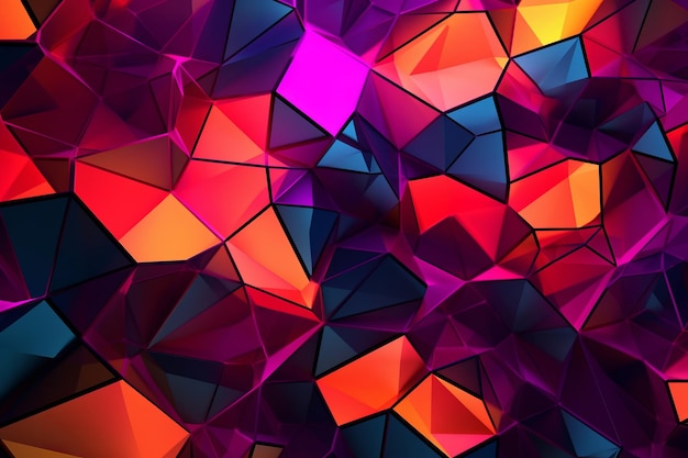 Voronoi Blokken Patroon Textuur Achtergrond