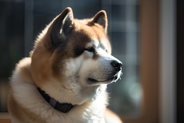 Vorstelijke Akita-hond